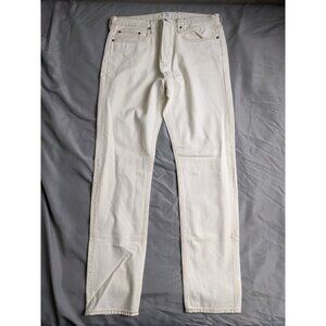 Gap x Ami Paris Alexandre Mattiussi Jeans Beige Denim Cotton Mens Size 36X34